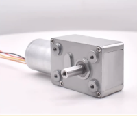 Albistech Mini 4632-BL2430-2460-Ø2x9mm-S 24V 90RPM ØD6(Solid)x14mm Einzeln Welle Schneckengetriebe Motor